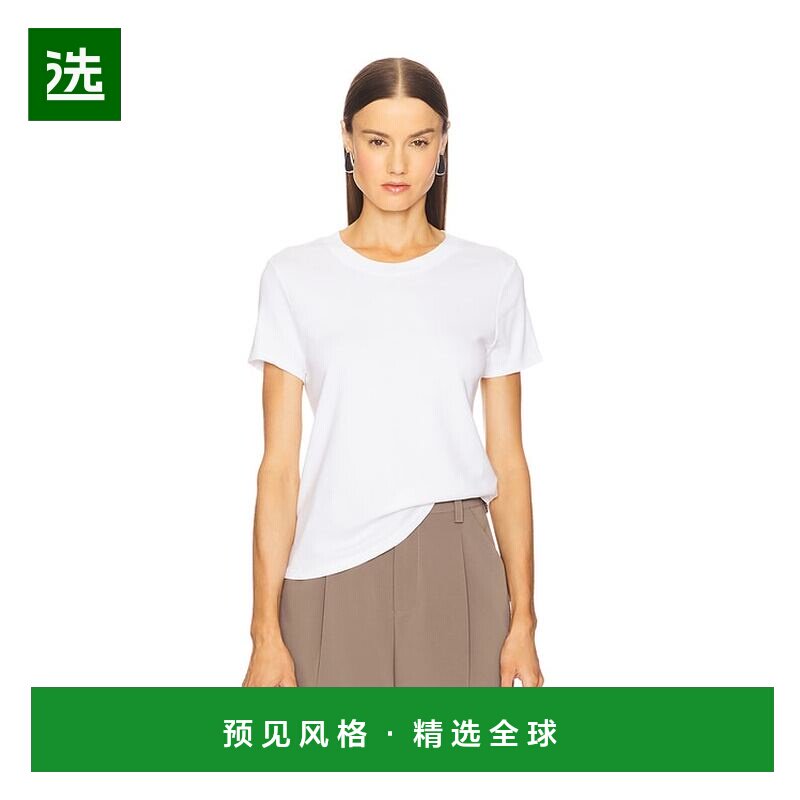 1h可退 香港直邮enza costa 女士 比马棉基础款短袖T恤 RBC3896
