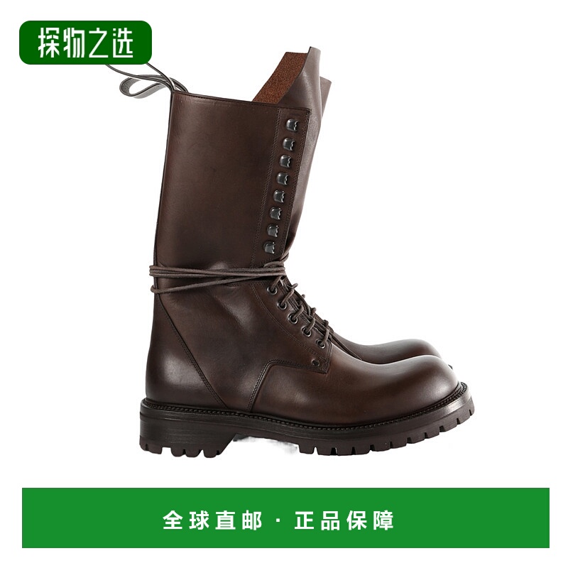 香港直邮Rick Owens Pelle 系带靴 RU02E1856LGE
