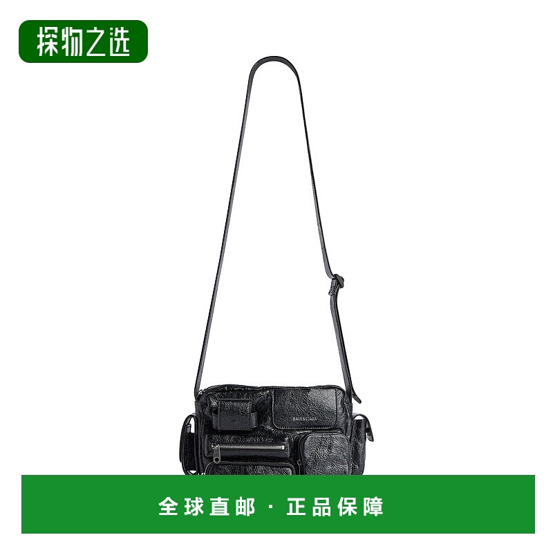 欧洲直邮BALENCIAGA (2025新品) 男士黑色 Superbusy 相机包