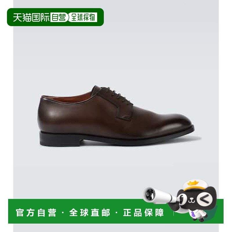 1h可退 香港直邮Zegna 杰尼亚 男士 新经典款皮质德比鞋