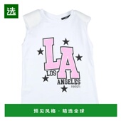 relish女士背心吊带无袖 1h可退 美国直邮 圆领徽标印花纯色舒