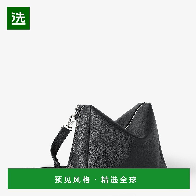 1h可退 欧洲直邮FENDI (2025) Fendi Lui 大号黑色皮包斜挎包