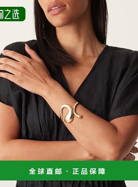 香港直邮ASOS 女士 设计色调手镯(molten)(金色)