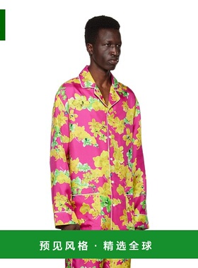 香港直邮Versace 粉色花卉睡衣 10053761A05884