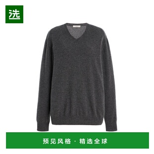 1h可退 香港直邮The Row 女士 Ligeia 羊绒毛衣 grey灰色 舒适时