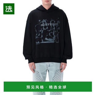 1h可退 香港直邮MISBHV 男士 Hollywood 连帽衫 250M207BLACK