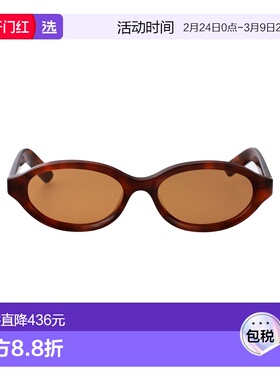1h可退 香港直邮RETROSUPERFUTURE 女士 PAROLA 太阳镜 8P9Havana
