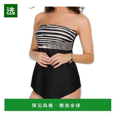 1h可退 【美国直邮】miraclesuit 女士 文胸比基尼抹胸性感聚拢