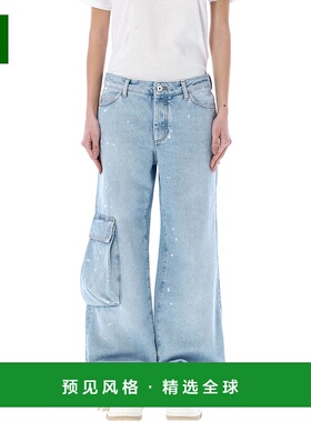 欧洲直邮OFF-WHITE 女士内裤 OWYB014S23DEN0014001牛仔裤工装裤