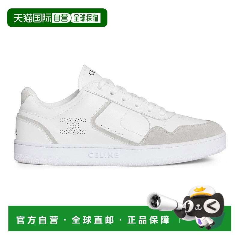 1h可退 香港直邮Celine 思琳 女士 Ct-10牛皮革和牛皮绒面革低帮