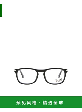 香港直邮PERSOL 男士眼镜 PO3344V95 AW2024 黑色 几何平光镜