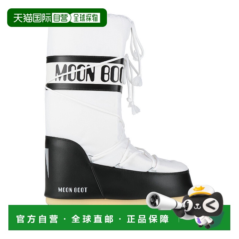 1h可退 香港直邮Moon Boot 月亮靴 男士 脚踝靴 white白色 舒适时