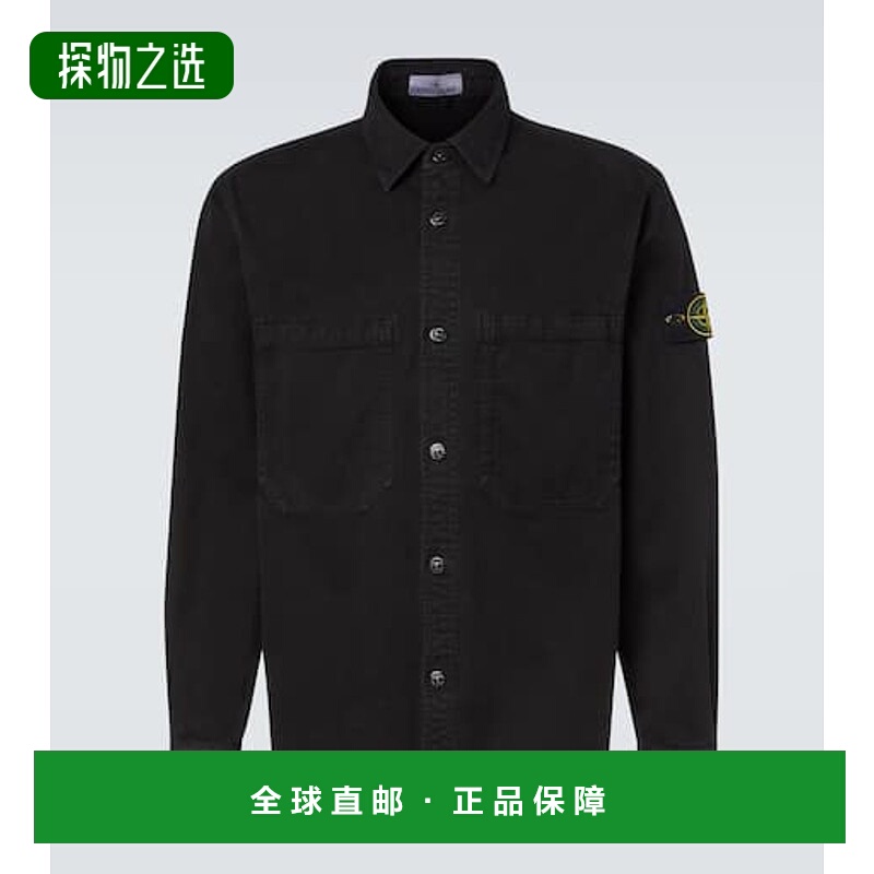 香港直邮Stone Island 石头岛 男士 Compass 棉质衬衫式衬衫
