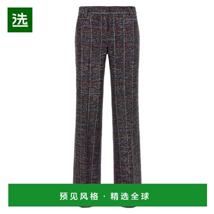 1h可退 香港直邮MISSONI 米索尼 女士 亮片裝飾格子褲 DS25WI0ZBC