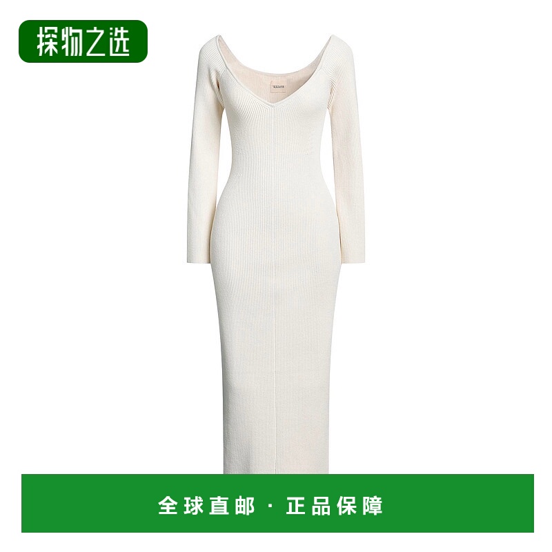香港直邮KHAITE 女士 中长连衣裙 beige米色 舒适时尚
