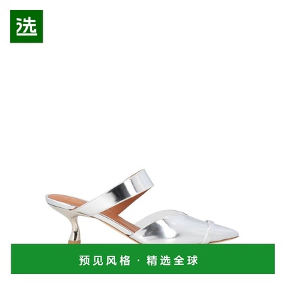 1h可退 香港直邮Malone Souliers 女士 Mules 木屐 metal金属色