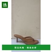 Daphne 香港直邮AEYDE leathe SS2025 浅棕色 女士凉鞋 DAPHNE717