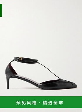 1h可退 香港直邮KHAITE 女士 Mia 皮质浅口鞋 F3085931BLACK200