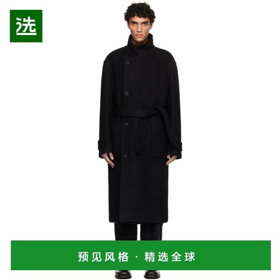 1h可退 香港直邮Wooyoungmi 吴阳米 男士 黑色 Wool Blend High-N