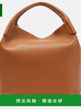 1h可退 香港直邮Loro Piana 诺悠翩雅 女士 Bale leather shoulde