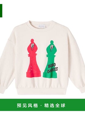 香港直邮bobo choses 男童 Checkmate 棉质卫衣童装