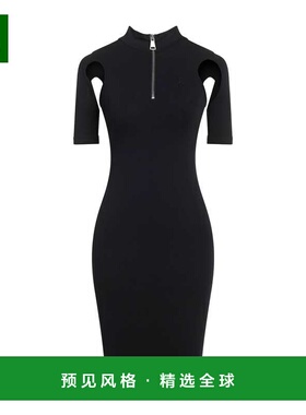1h可退 香港直邮ANDREĀDAMO 女士 紧身连衣裙 black黑色 舒适时尚