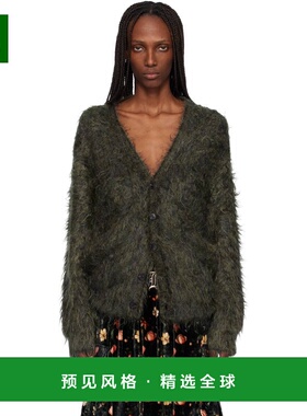 1h可退 香港直邮R13 女士 绿色 Boyfriend 开衫 R13WY200Y206A