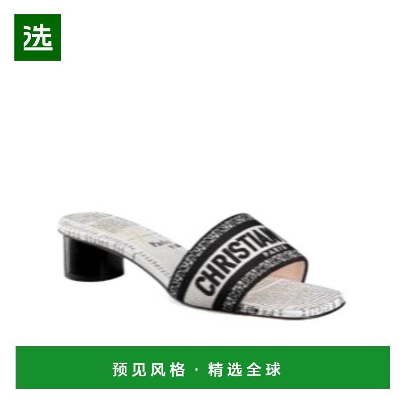 香港直邮Dior Dway 高跟拖鞋 KCQ902NET迪奥凉拖凉鞋凉拖鞋