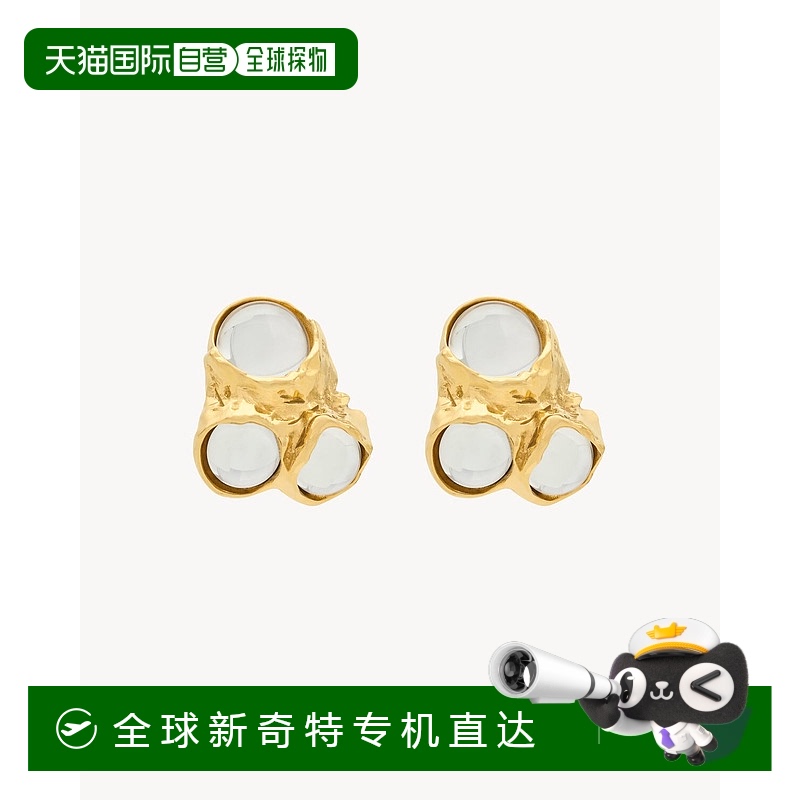 欧洲直邮YSL (2025新品) boucles d’oreilles à cabochon bulle