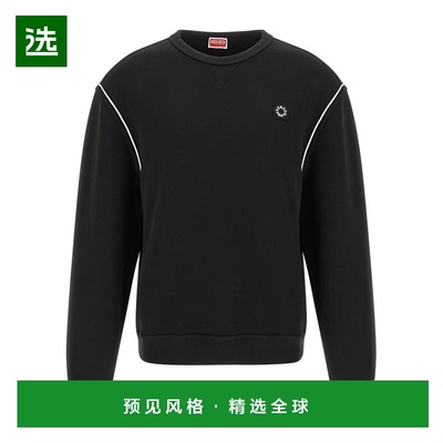 香港直邮KENZO 男士卫衣 FG55SW5074MJ99J SS2026 黑色 Black cot