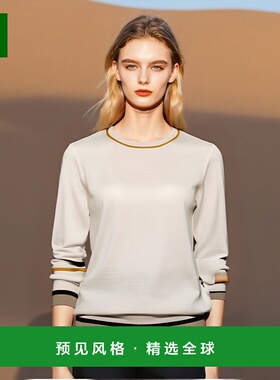 香港直邮Marni 条纹长袖针织衫 GCMD0508Q0UFZ623BDS