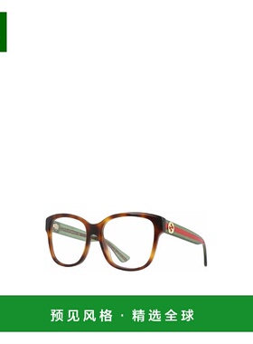 香港直邮Gucci logo标志平光镜 GG0038ON