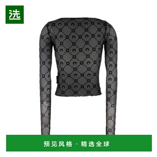 香港直邮MARINE SERRE 女士针织毛衣 WTS012ACJER0005BK99 SS2025