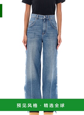 欧洲直邮STELLA MCCARTNEY 女士牛仔裤阔腿裤6D03373SQH004233