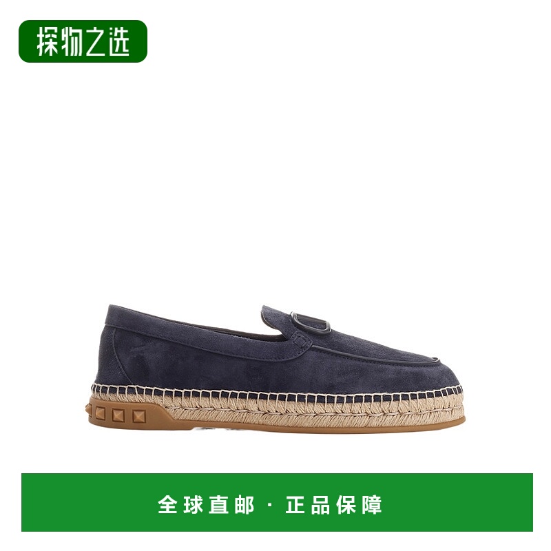 【99新未使用】香港直邮Valentino 圆头草编鞋 3Y2S0H21HDU