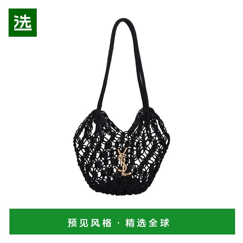 香港直邮Saint Laurent 徽标编织包手提包单肩包 841312GAAFU