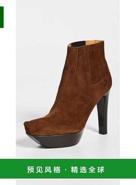 1h可退 香港直邮R13 女士 尖头防水台鞋跟靴子  舒适时尚