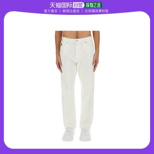 男1010816 韩国直邮VERSACE24SS牛仔直筒裤 1A100321D110WHITE