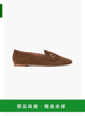 1h可退 香港直邮Rupert Sanderson 女士 Ostara 精饰绒面革乐福鞋