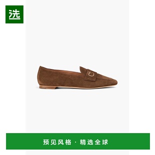 1h可退 香港直邮Rupert Sanderson 女士 Ostara 精饰绒面革乐福鞋