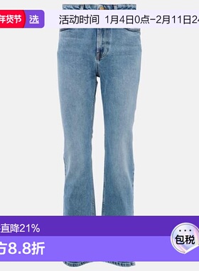 1h可退 香港直邮TOVE 女士 Marlo 直筒牛仔裤 blue蓝色 舒适时尚