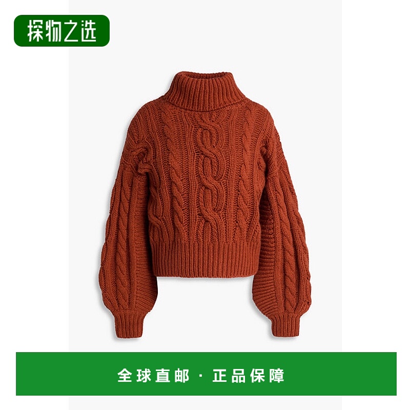 香港直邮ZIMMERMANN 女士 粗线针织羊毛高领毛衣 0181TF241S