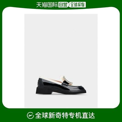 欧洲直邮rogervivier（罗杰·维维亚）女士漆皮鞋面，品牌金属扣