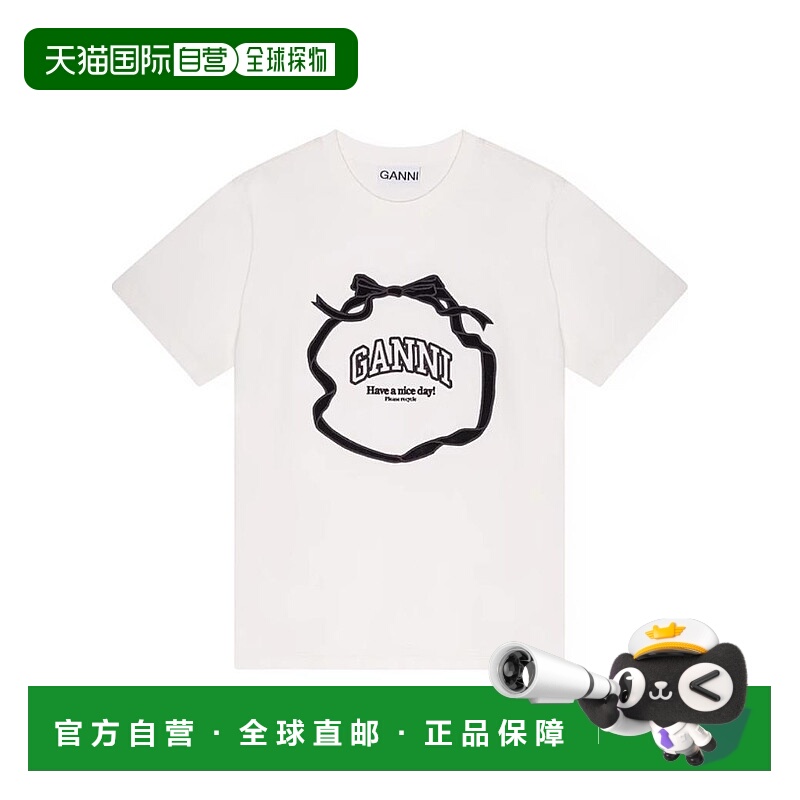 香港直邮Ganni 短袖T恤 T4110
