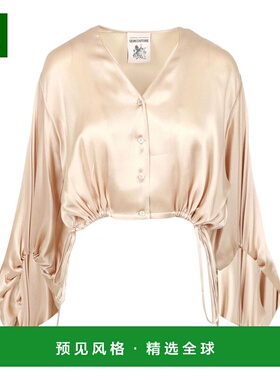 1h可退 香港直邮Semicouture 女士 衬衫 Y4SM07B640 brown棕色 舒