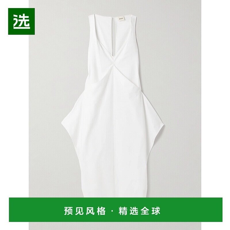 香港直邮KHAITE 女士 无袖连衣裙 5470191 white白色 舒适时尚图片