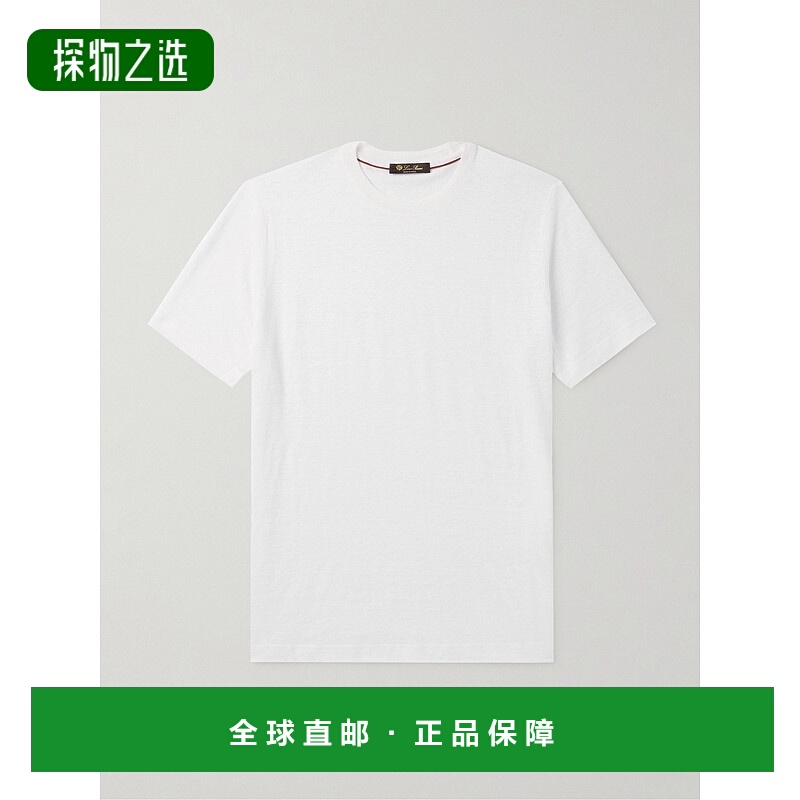 1h可退 Loro Piana 诺悠翩雅 男士 短袖针织T恤 FAL5748
