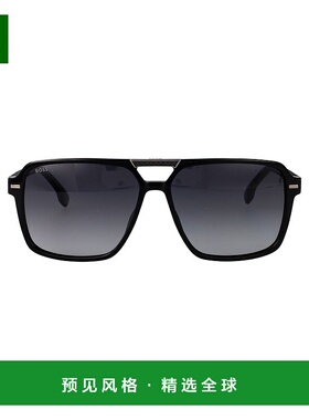 1h可退 香港直邮BOSS 波士 男士 黑色醋纤太阳眼镜 BOSS1766S807