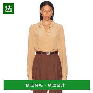 Laurent 衬衫 圣罗兰 翻领长袖 832281Y100W 女士 香港直邮Saint