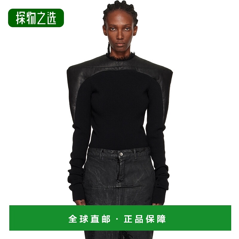 香港直邮rick owens 瑞克·欧文斯 女士 黑色 Concordians Runway